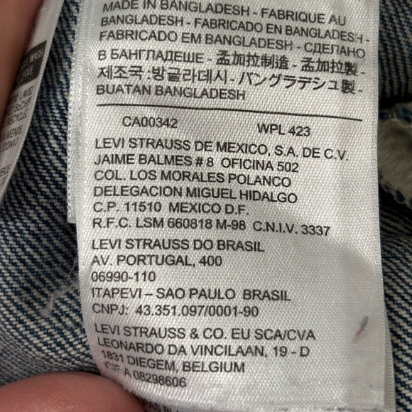 Levi’s Trucker Jacket‎ faded wash button up size XS - Picture 9 of 9